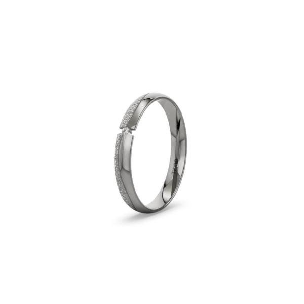 Verlobungsring Titan - Brillant - 3 mm