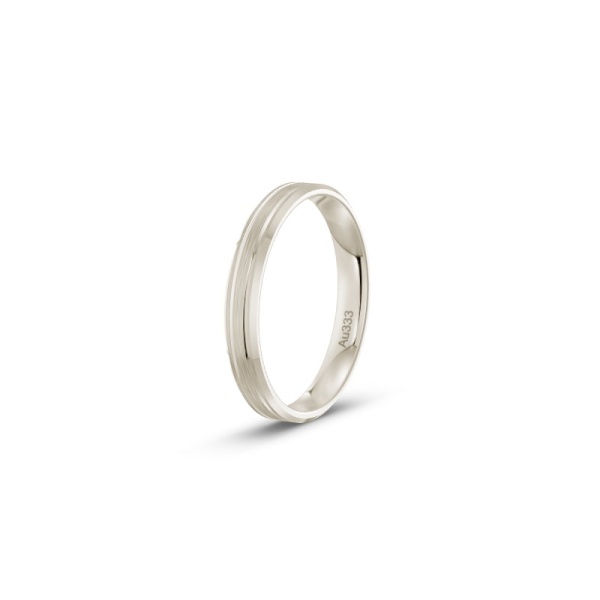 Verlobungsring - Weissgold -  Diamant - 3 - mm